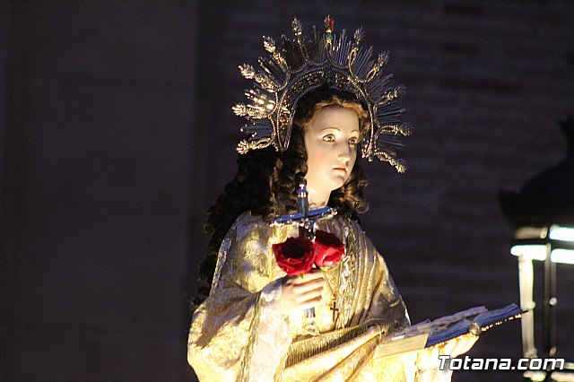 Traslado procesional de Santa Eulalia a la Parroquia de Santiago - Totana 2018 - 290