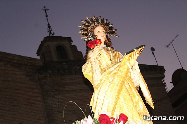 Traslado procesional de Santa Eulalia a la Parroquia de Santiago - Totana 2018 - 299