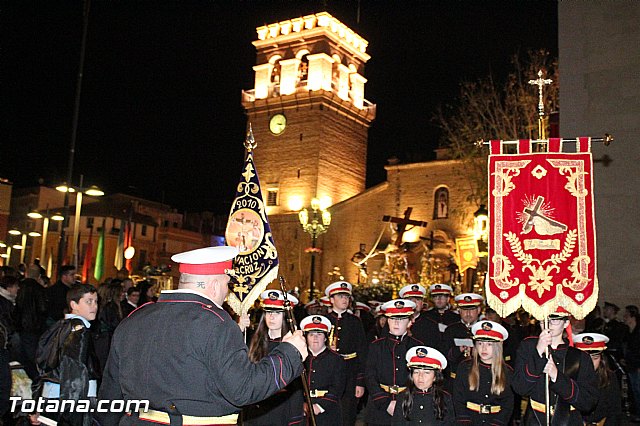 Traslado de los tronos a sus sedes. Viernes Santo 2015 - 1