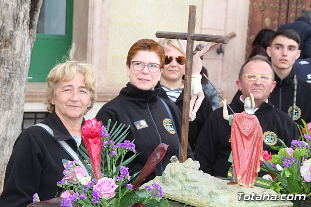 Traslados de los tronos a sus sedes tras la suspensin de la procesin del Santo Entierro 2019 - 9