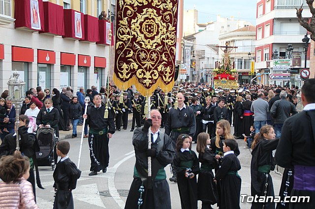 Traslados de los tronos a sus sedes tras la suspensin de la procesin del Santo Entierro 2019 - 18