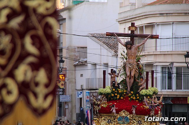 Traslados de los tronos a sus sedes tras la suspensin de la procesin del Santo Entierro 2019 - 19