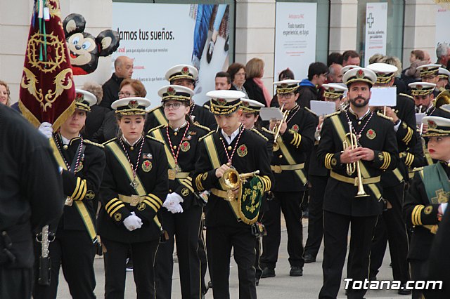 Traslados de los tronos a sus sedes tras la suspensin de la procesin del Santo Entierro 2019 - 27