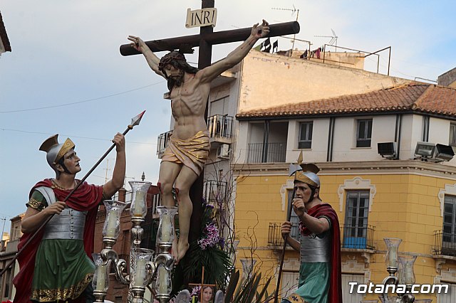 Traslados de los tronos a sus sedes tras la suspensin de la procesin del Santo Entierro 2019 - 31