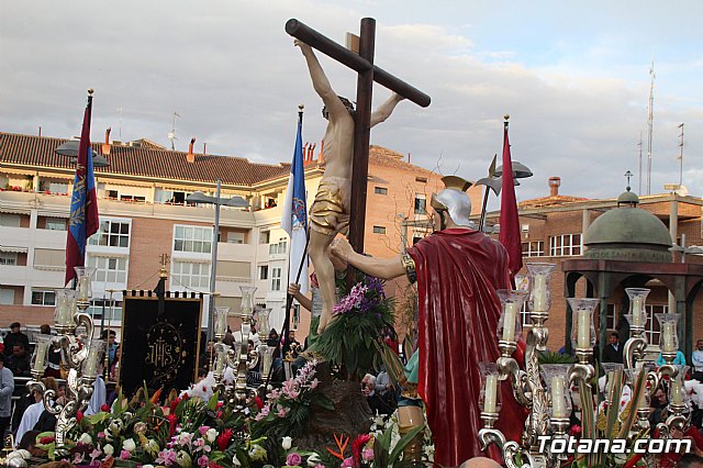 Traslados de los tronos a sus sedes tras la suspensin de la procesin del Santo Entierro 2019 - 32