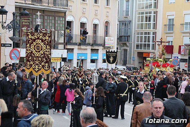 Traslados de los tronos a sus sedes tras la suspensin de la procesin del Santo Entierro 2019 - 34