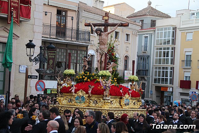 Traslados de los tronos a sus sedes tras la suspensin de la procesin del Santo Entierro 2019 - 38