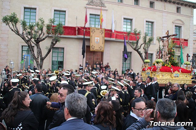 Traslados de los tronos a sus sedes tras la suspensin de la procesin del Santo Entierro 2019 - 46