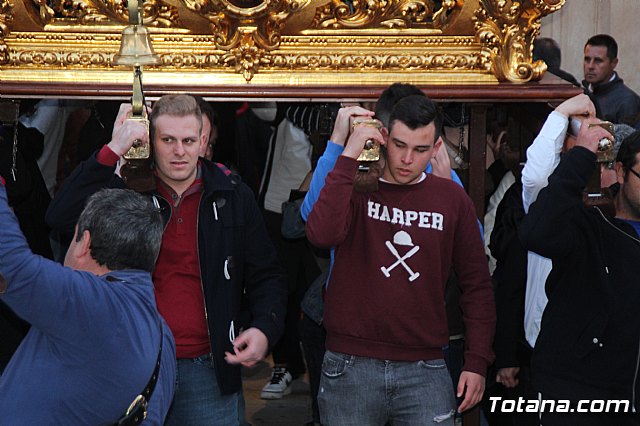 Traslados de los tronos a sus sedes tras la suspensin de la procesin del Santo Entierro 2019 - 55