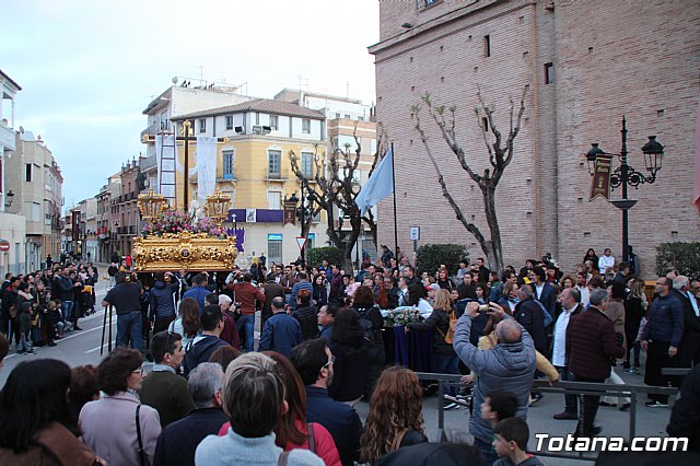 Traslados de los tronos a sus sedes tras la suspensin de la procesin del Santo Entierro 2019 - 58