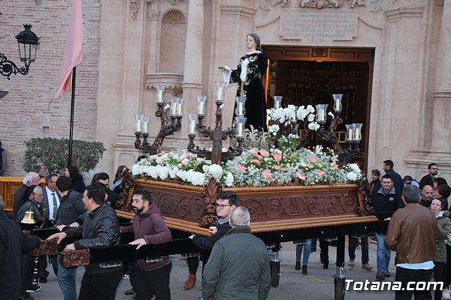 Traslados de los tronos a sus sedes tras la suspensin de la procesin del Santo Entierro 2019 - 60