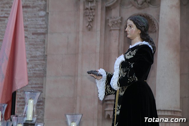 Traslados de los tronos a sus sedes tras la suspensin de la procesin del Santo Entierro 2019 - 61