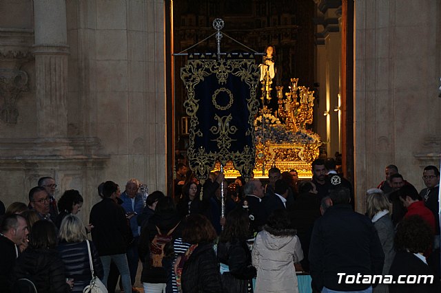 Traslados de los tronos a sus sedes tras la suspensin de la procesin del Santo Entierro 2019 - 68