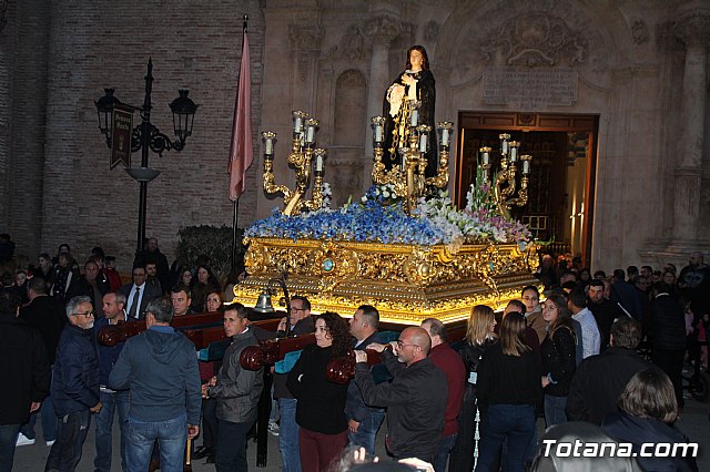 Traslados de los tronos a sus sedes tras la suspensin de la procesin del Santo Entierro 2019 - 70