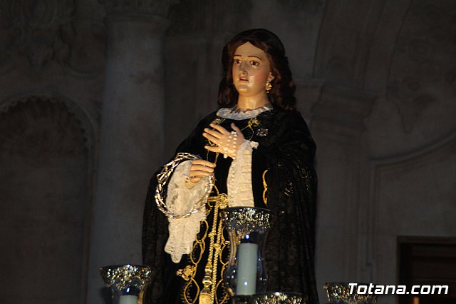 Traslados de los tronos a sus sedes tras la suspensin de la procesin del Santo Entierro 2019 - 71