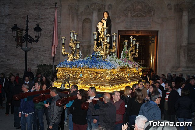 Traslados de los tronos a sus sedes tras la suspensin de la procesin del Santo Entierro 2019 - 72