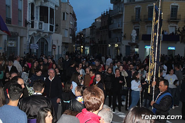 Traslados de los tronos a sus sedes tras la suspensin de la procesin del Santo Entierro 2019 - 73