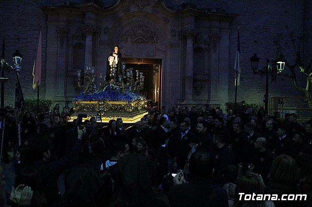 Traslados de los tronos a sus sedes tras la suspensin de la procesin del Santo Entierro 2019 - 77