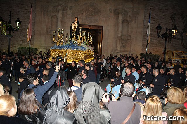 Traslados de los tronos a sus sedes tras la suspensin de la procesin del Santo Entierro 2019 - 78