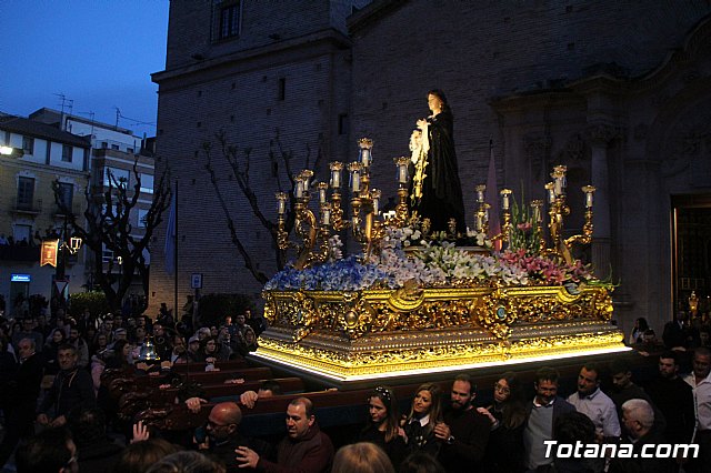 Traslados de los tronos a sus sedes tras la suspensin de la procesin del Santo Entierro 2019 - 79