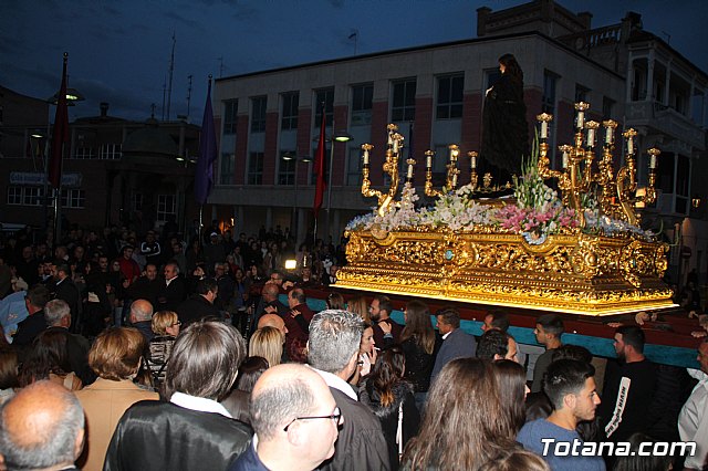 Traslados de los tronos a sus sedes tras la suspensin de la procesin del Santo Entierro 2019 - 82