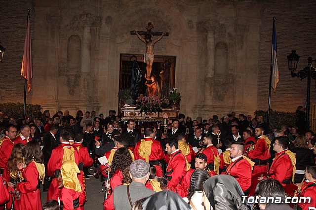 Traslados de los tronos a sus sedes tras la suspensin de la procesin del Santo Entierro 2019 - 88