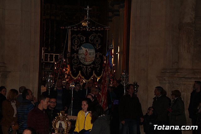Traslados de los tronos a sus sedes tras la suspensin de la procesin del Santo Entierro 2019 - 92