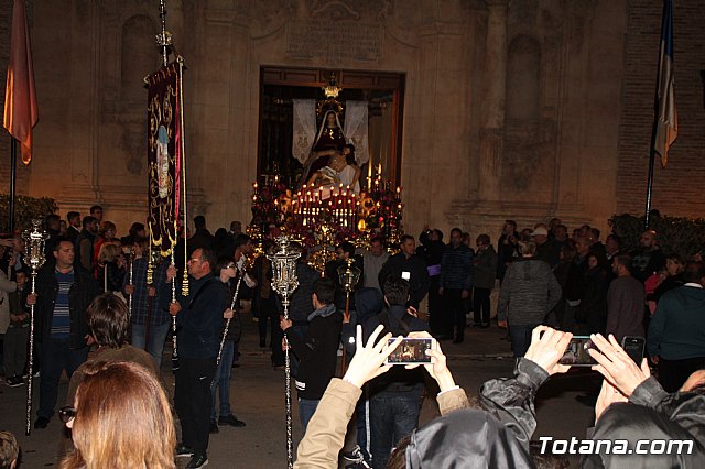Traslados de los tronos a sus sedes tras la suspensin de la procesin del Santo Entierro 2019 - 93