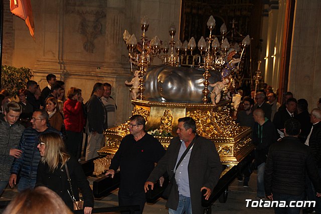 Traslados de los tronos a sus sedes tras la suspensin de la procesin del Santo Entierro 2019 - 102