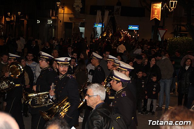 Traslados de los tronos a sus sedes tras la suspensin de la procesin del Santo Entierro 2019 - 106