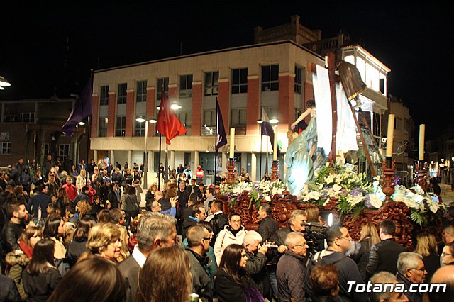 Traslados de los tronos a sus sedes tras la suspensin de la procesin del Santo Entierro 2019 - 111