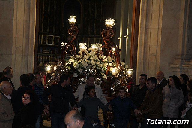Traslados de los tronos a sus sedes tras la suspensin de la procesin del Santo Entierro 2019 - 113