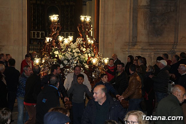 Traslados de los tronos a sus sedes tras la suspensin de la procesin del Santo Entierro 2019 - 114