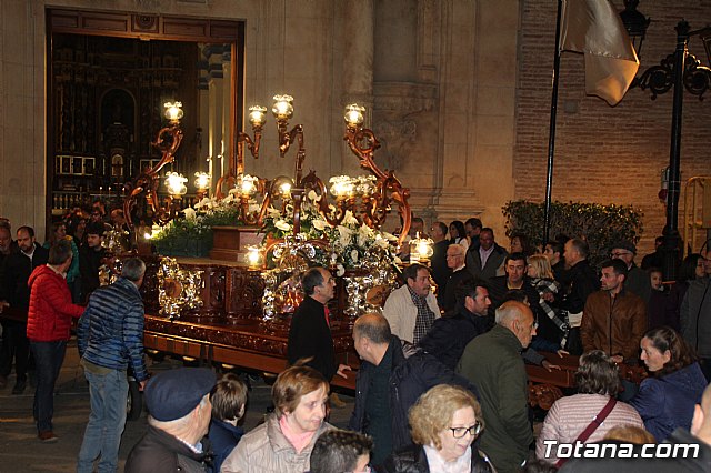 Traslados de los tronos a sus sedes tras la suspensin de la procesin del Santo Entierro 2019 - 115