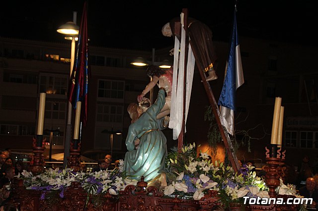 Traslados de los tronos a sus sedes tras la suspensin de la procesin del Santo Entierro 2019 - 117