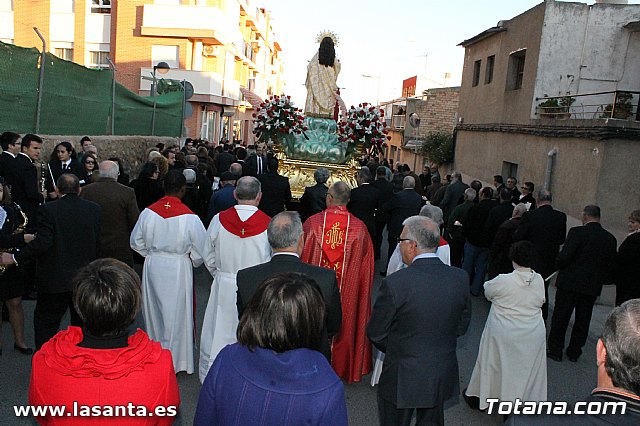 Traslado procesional de Santa Eulalia. San Roque -> Parroquia de Santiago. Totana 2012 - 13