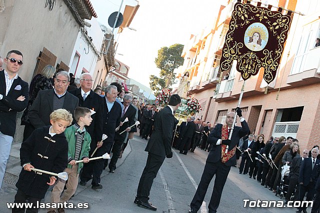 Traslado procesional de Santa Eulalia. San Roque -> Parroquia de Santiago. Totana 2012 - 72