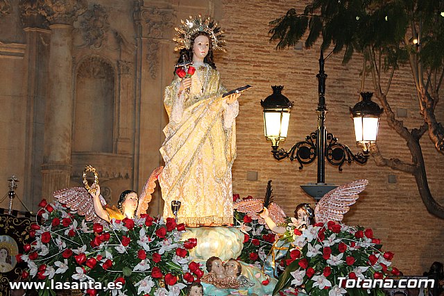 Traslado procesional de Santa Eulalia. San Roque -> Parroquia de Santiago. Totana 2012 - 269