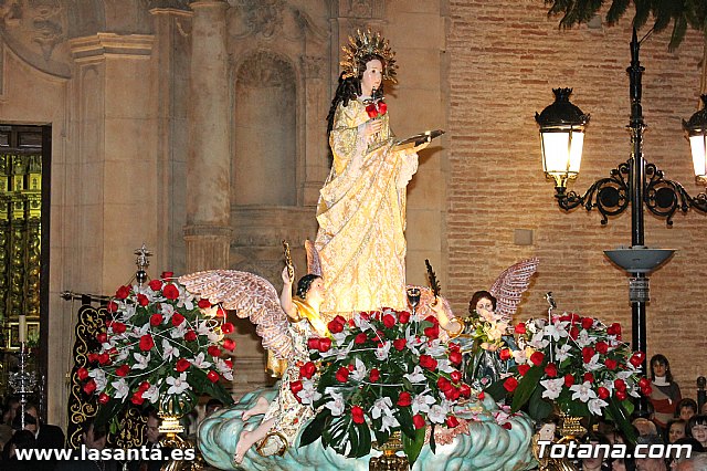 Traslado procesional de Santa Eulalia. San Roque -> Parroquia de Santiago. Totana 2012 - 270