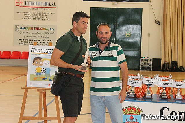 Entrega de trofeos de la Fase Local de Deporte Escolar 2013 - 16