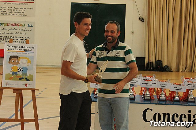 Entrega de trofeos de la Fase Local de Deporte Escolar 2013 - 18