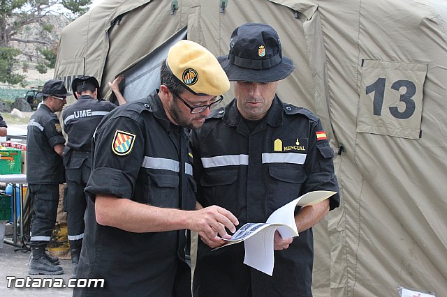 Unidad Militar de Emergencias (UME) en Totana y Sierra Espua - 27