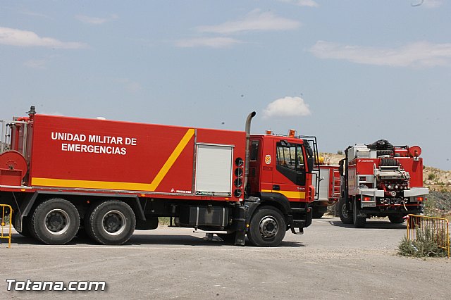 Unidad Militar de Emergencias (UME) en Totana y Sierra Espua - 49