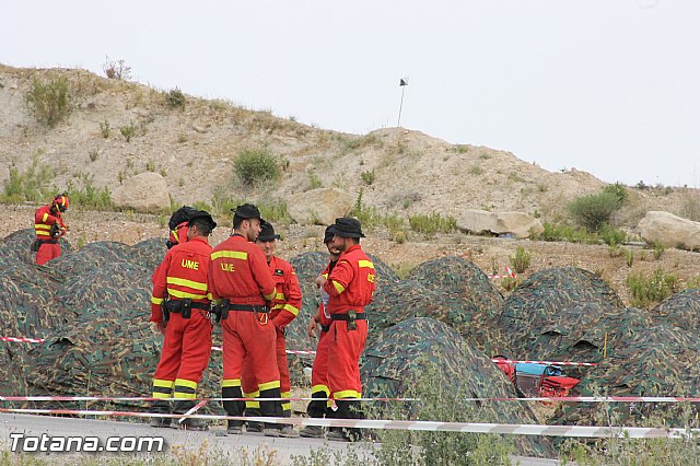 Unidad Militar de Emergencias (UME) en Totana y Sierra Espua - 74