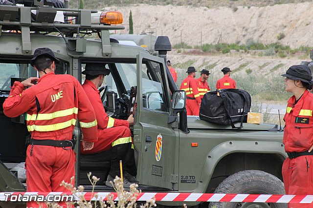 Unidad Militar de Emergencias (UME) en Totana y Sierra Espua - 76