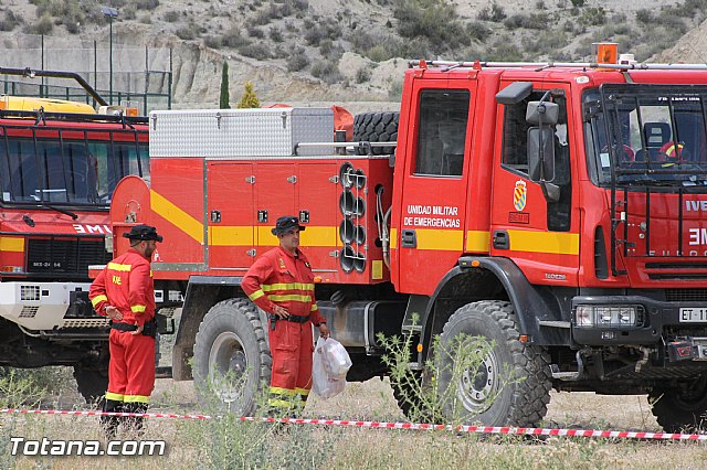 Unidad Militar de Emergencias (UME) en Totana y Sierra Espua - 77