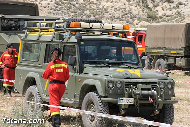 Unidad Militar de Emergencias (UME) en Totana y Sierra Espua - 80