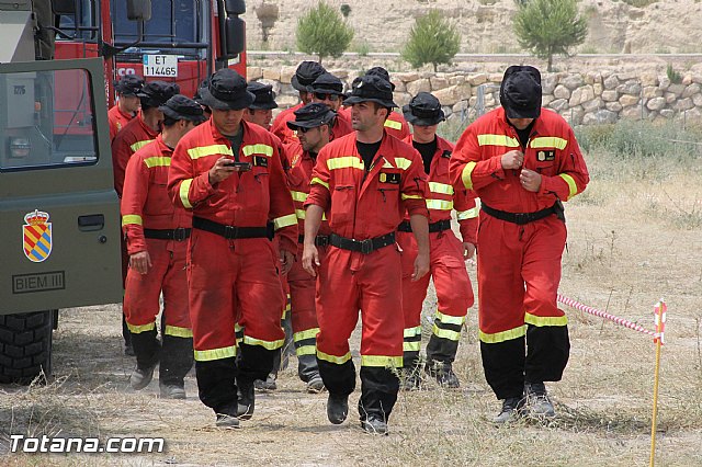 Unidad Militar de Emergencias (UME) en Totana y Sierra Espua - 91