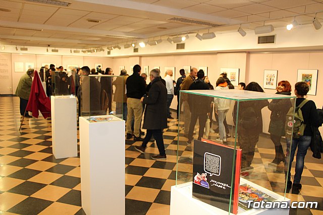 Inauguracin de la muestra Un paseo de vietas, de los dibujantes murcianos de la revista El Jueves, Juan lvarez y Jorge Gmez - 1