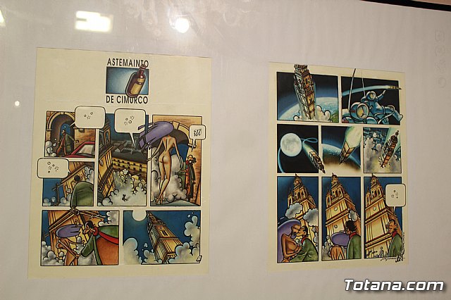 Inauguracin de la muestra Un paseo de vietas, de los dibujantes murcianos de la revista El Jueves, Juan lvarez y Jorge Gmez - 2